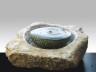 Planetides, grner und weisser griechischer Marmor, 17 x 56 x 50 cm, 2000